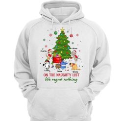 Hoodie & Sweatshirts Christmas Cat Tower Personalized Hoodie Sweatshirt Hoodie / White Hoodie / S