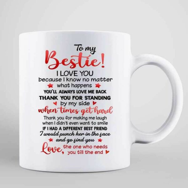 Mug You Are My Person Besties Lying Down Personalized Mug
