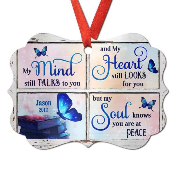 Ornament Butterflies Memorial Family Personalized Christmas Ornament
