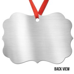 Ornament Cute Fluffy Cats Personalized Christmas Ornament