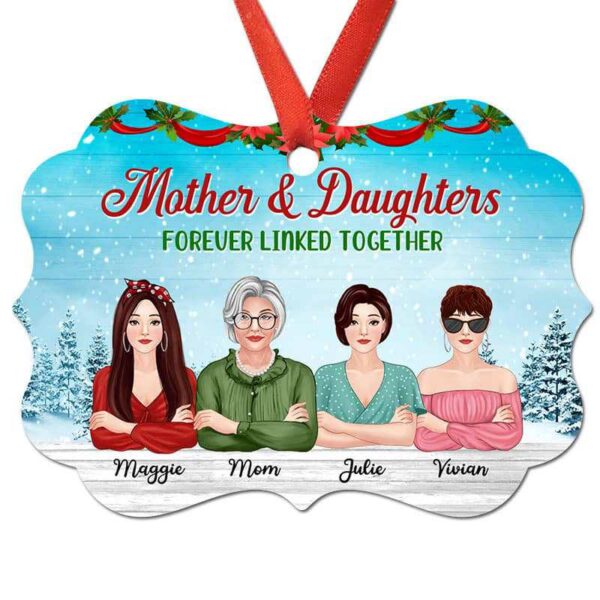 Ornament Like Mother Like Daughters Personalized Christmas Ornament