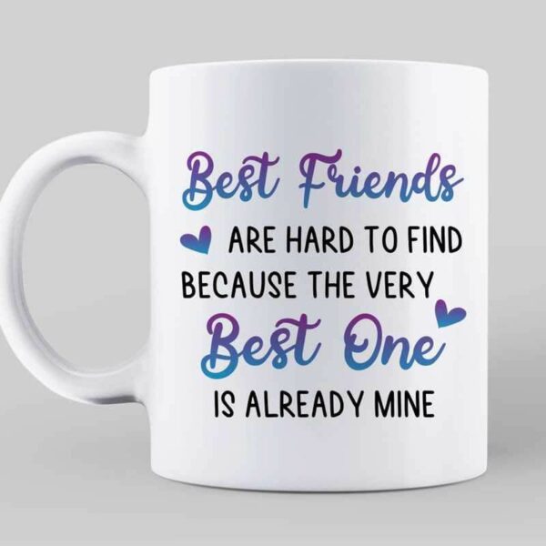 AOP Mugs Besties Sitting In Car On Road Personalized Mug 11oz
