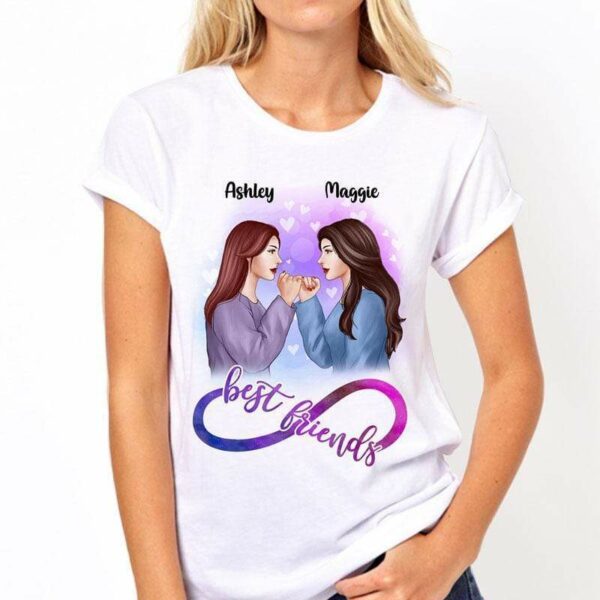 Apparel Besties Infinity Pinky Promise Personalized Shirt