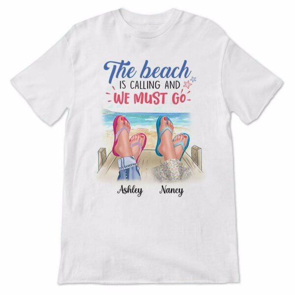 Apparel Besties On The Beach Personalized Shirt