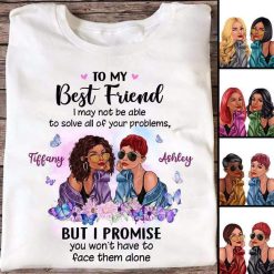 Apparel Butterflies Fashion Besties Personalized Shirt Classic Tee / White Classic Tee / S