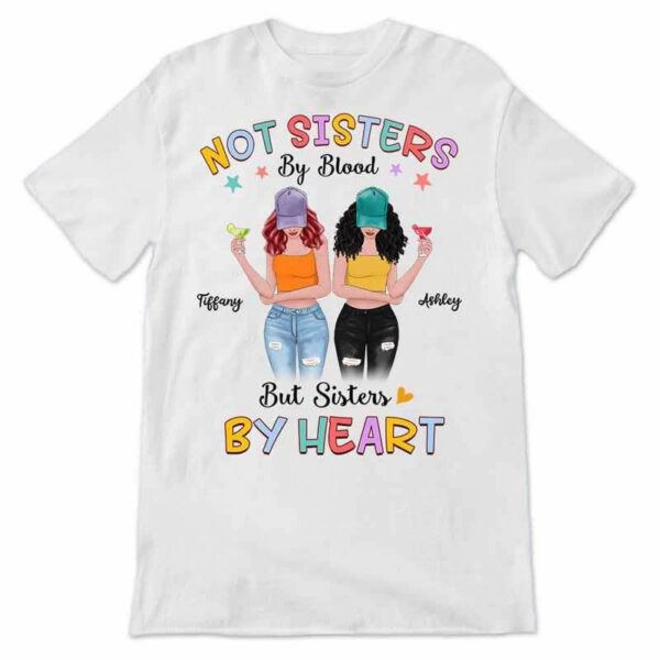 Apparel Colorful Modern Besties Front View Personalized Shirt