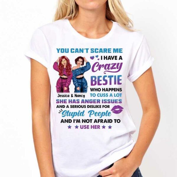 Apparel Crazy Cool Besties Personalized Shirt