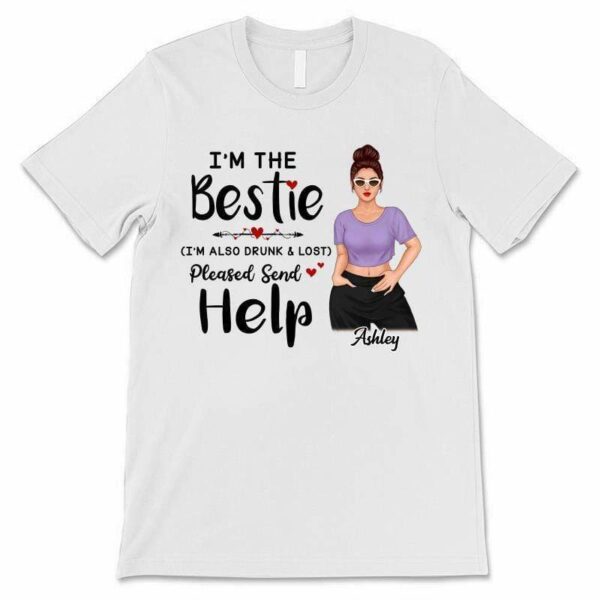 Apparel Good Witch Bad Witch Drunk Witch Personalized Shirt (The Bestie)
