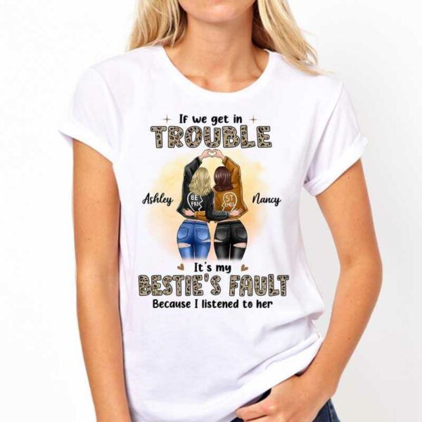Apparel My Besties‘s Fault Pattern Personalized Shirt