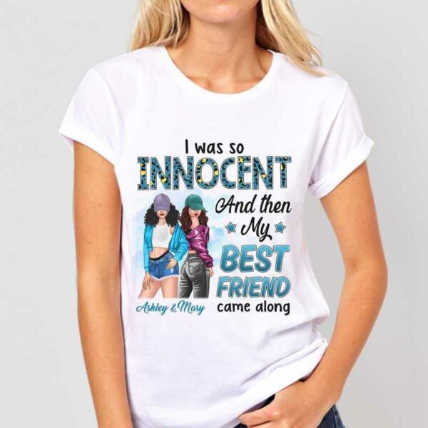 Apparel Posing Besties I Was Innocent Personalized Shirt