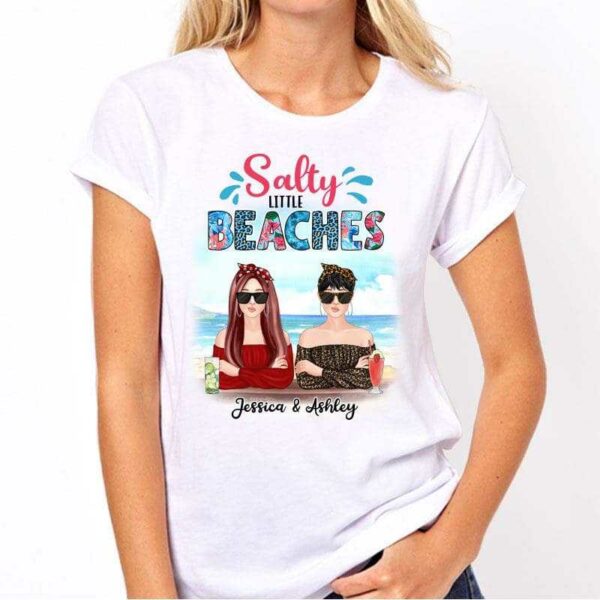 Apparel Salty Lil‘ Beaches Summer Besties Personalized Shirt