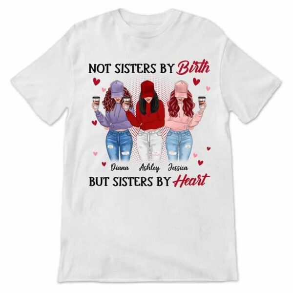 Apparel Sisters By Heart Personalized Shirt (3 Besties)