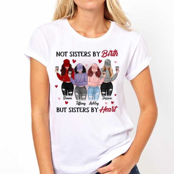 Apparel Sisters By Heart Personalized Shirt (4 Besties)