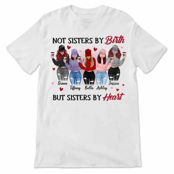 Apparel Sisters By Heart Personalized Shirt (5 Besties)