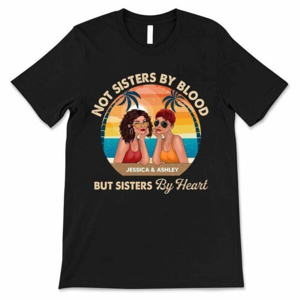 Apparel Summer Retro Fashion Besties Personalized Shirt