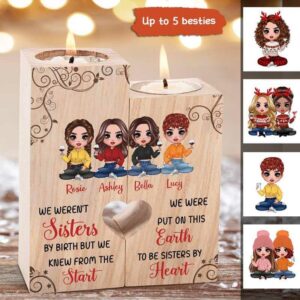 Candle Holder Doll Besties Sisters By Heart Personalized Candle Holder Onesize