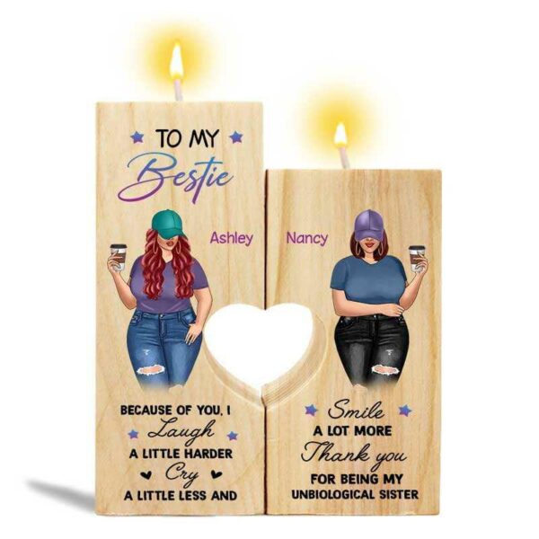 Candle Holder Thick Thighs Besties Personalized Candle Holder Onesize