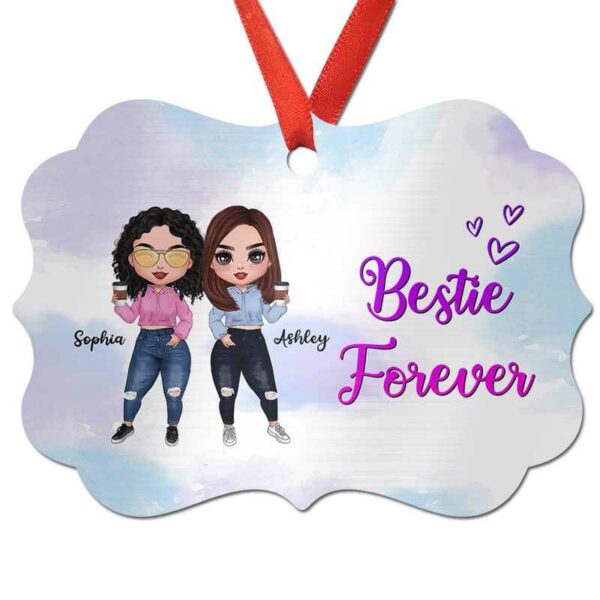 Christmas Ornament Life Is Better With Sisters Doll Besties Personalized Christmas Ornament Pack 1
