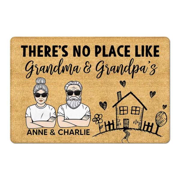 Doormat No Place Like Home Family Personalized Doormat