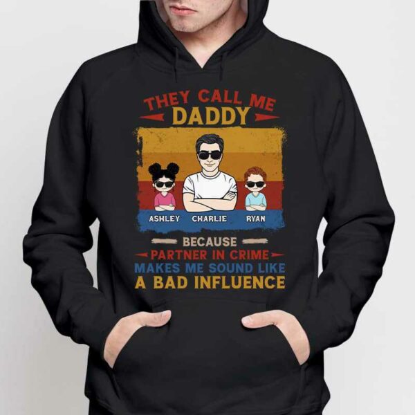 Hoodie & Sweatshirts Daddy Daughter Son Partners In Crime Personalized Hoodie Sweatshirt