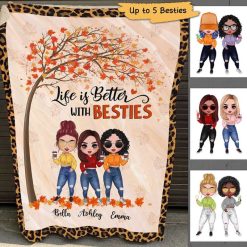 Fleece Blanket No Greater Gift Than Sisters Besties Personalized Fleece Blanket 30