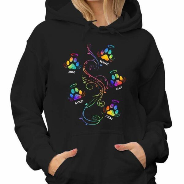 Hoodie & Sweatshirts Dog Cat Swirl Memorial Personalized Hoodie Sweatshirt