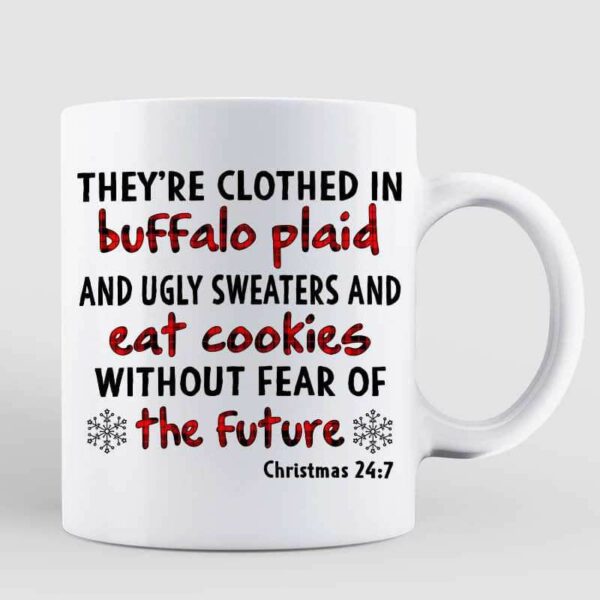 Mug Besties Clothes In Buffalo Plaid Personalized Mug