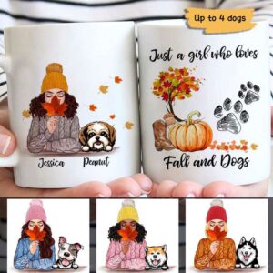 Mugs Autumn Dog Mom Personalized Mug 11oz