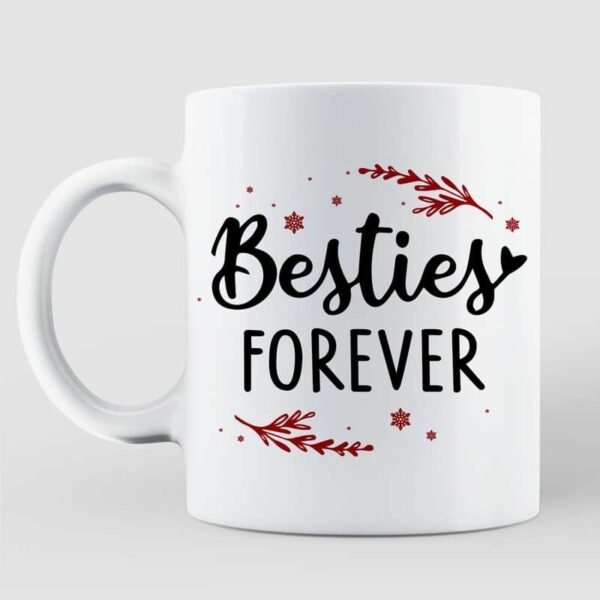 Mugs Christmas Besties In House Personalized Mug Friendship Gift For BFF Best Friend 11oz