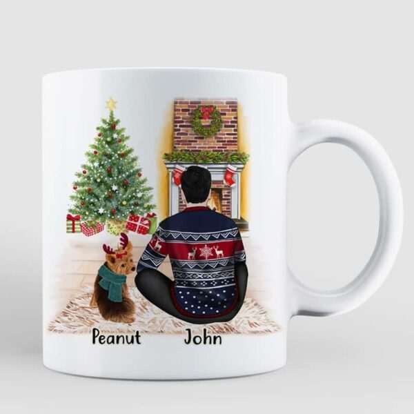 Mugs Dog Dad Life Is Better With Dogs Christmas Personalized Coffee Mug 11oz