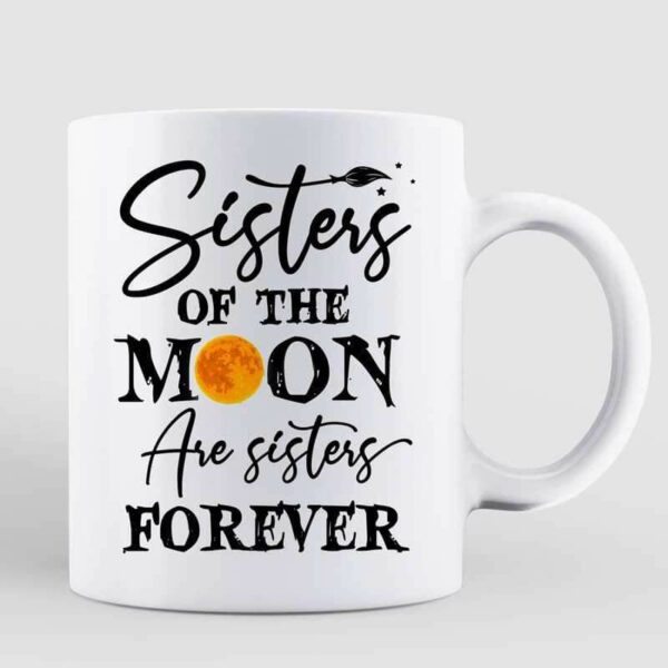 Mugs Front View Halloween Witches Besties Personalized Mug 11oz