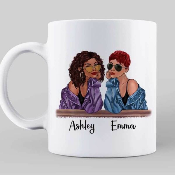 Mugs I‘ll Be There For You Fashion Besties Personalized Mug 11oz