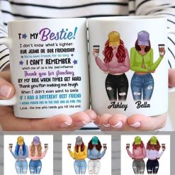 Mugs My Bestie With Cap Personalized Mug 11oz