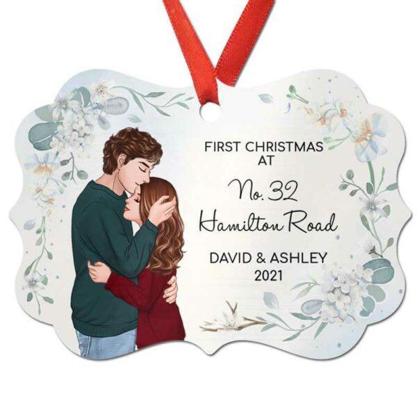 Ornament Couple First Christmas Together Personalized Christmas Ornament