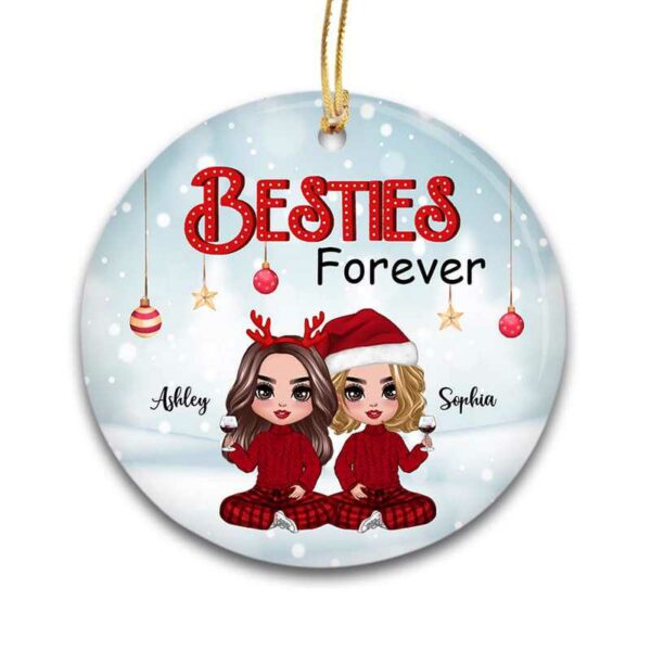 Ornament Life Is Better With Sisters Doll Besties Personalized Circe Ornament
