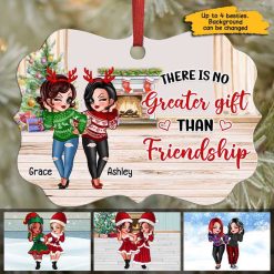 Ornament Pretty Women Besties Personalized Christmas Ornament Pack 1