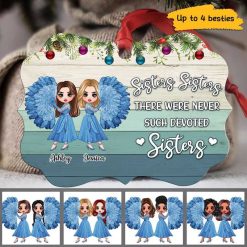 Ornament Sisters Sisters Doll Besties Personalized Christmas Ornament Pack 1