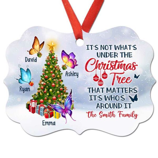 Ornament Who Around Christmas Tree Family Personalized Christmas Ornament