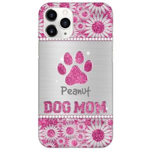 Phone Case Dog Mom Metal Pattern Personalized Phone Case