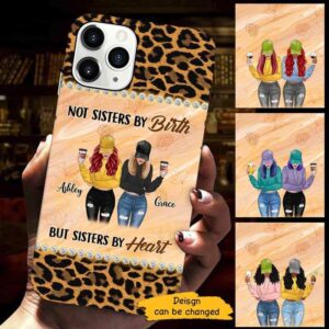 Phone Case Leopard Modern Girls Besties Front View Personalized Phone Case IPHONE / 12 PRO MAX