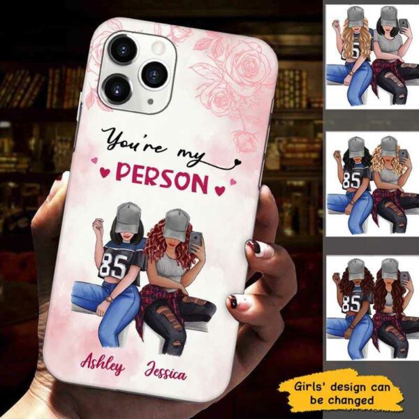 Phone Case Selfie Besties Personalized Phone Case IPHONE / 12 PRO MAX