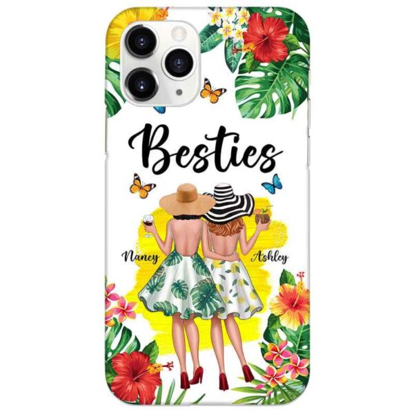 Phone Case Summer Vibes Besties Personalized Phone Case