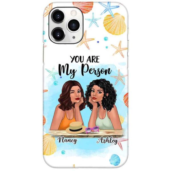 Phone Case Summer Vibes Besties Personalized Phone Case
