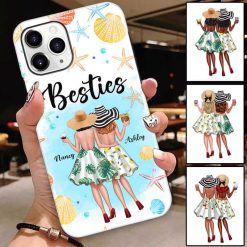 Phone Case Summer Vibes Besties Personalized Phone Case IPHONE / 12 PRO MAX