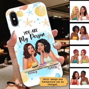 Phone Case Summer Vibes Besties Personalized Phone Case IPHONE / 12 PRO MAX