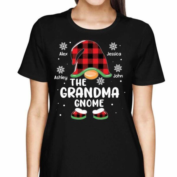 T-Shirt Christmas Gnome Family Personalized Shirt
