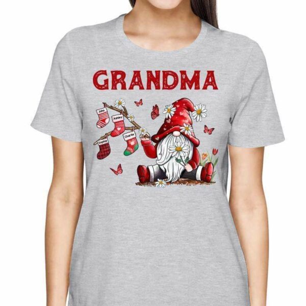 T-Shirt Gnome Grandma Stocking Personalized Shirt