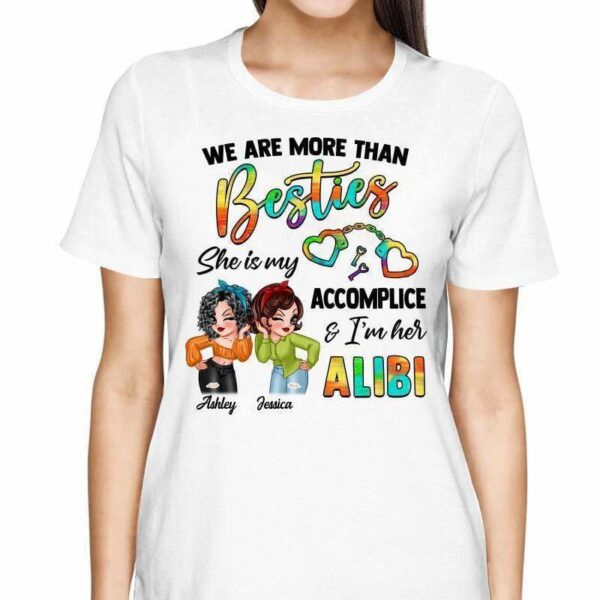 T-Shirt More Than Besties Sassy Girls Personalized Shirt