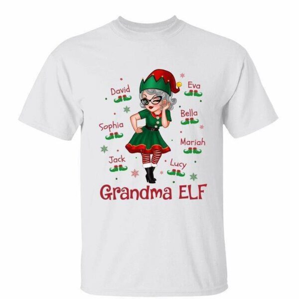 T-Shirt Pretty Woman Grandma ELF Personalized Shirt Classic Tee / White Classic Tee / S