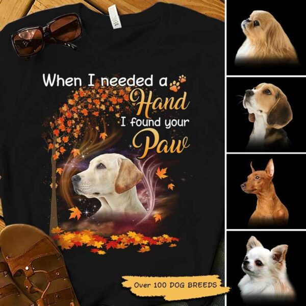 T-shirts I Found Your Paw Dog Personalized Dog Memorial Shirt Classic Tee / S / Black